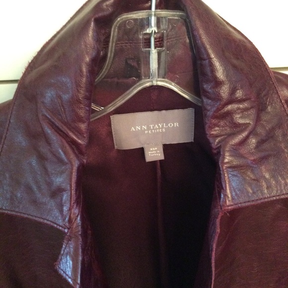 Ann Taylor leather jacket - Picture 2 of 7